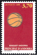 Andorra Francesa 468 1996 Baloncesto MNH - Other & Unclassified