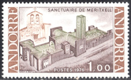 Andorra Francesa 257 1976 Santuario De Meritxell MNH - Sonstige & Ohne Zuordnung