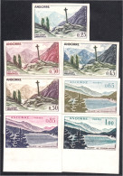 Andorra Francesa 158/64 1961/71 Paisajes MNH Sin Dentar - Altri & Non Classificati