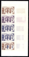 Andorra Francesa 166 1963 Folclor MNH Pruebas Sin Dentar - Autres & Non Classés