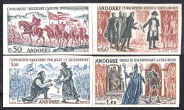 Andorra Francesa 167/70 1963/64 Historia De Andorra MNH Sin Dentar - Andere & Zonder Classificatie