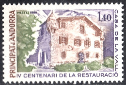 Andorra Francesa 289 1980 Casa Del Valle MNH - Andere & Zonder Classificatie