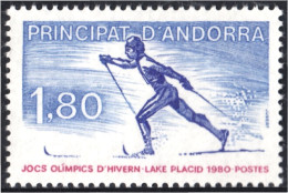 Andorra Francesa 283 1980 Juegos Olímpicos De Salt Lake Placid MNH - Altri & Non Classificati