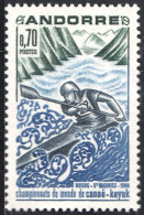 Andorra Francesa 196 1969 Campeonato Del Mundo De Canoa Kayak MNH - Other & Unclassified