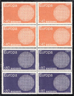 Andorra Francesa 202/03 Bl.4 1970 Europa MNH - Andere & Zonder Classificatie