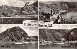 St. Goarshausen Am Rhein - Gesamtansicht, Burg Katz, Loreley, Schweizer-Tal (2810) - St. Goar