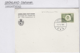 Greenland Station Kangartsiaq Card Ca 1.4.1981 (KG182) - Stazioni Scientifiche E Stazioni Artici Alla Deriva