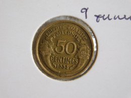 France 50 Centimes 1933 9 Ouvert Sans Raisin MORLON (561) - 50 Centimes