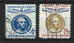 USA 1959 J. De San Martin Y.T.  661/662 (0) - Usati