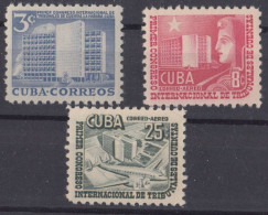 CUBA 1953. PRIMER CONGRESO INTERNACIONAL DE TRIBUNALES DE CUENTAS. MNH. EDIFIL 563/65 - Ungebraucht