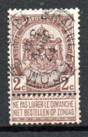 55 Gestempeld BRAINE LE COMTE - 1893-1907 Coat Of Arms