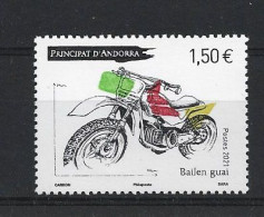 Atelier Bailén Motos (Moto Bailen Guai,fabriqué En Andorre) Timbre Neuf ** Andorra 2021. - Unused Stamps