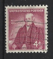 USA 1958  N. Webster  Y.T.  654 (0) - Used Stamps