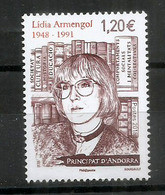 Biblioteca Nacional D'Andorra, Creation Par Lidia Armengol 1975, Un Timbre Neuf **, Année 2018 - Ungebraucht