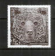 ANDORRA. L'Ours Brun Des Pyrénées, Timbre Neuf **  Année 2019 - Unused Stamps
