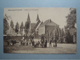 Quaregnon - Lourdes - L'église Vue De La Grotte - Quaregnon