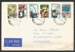 Lettre De 1970 ( Australie & 6 Timbres ) - Briefe U. Dokumente