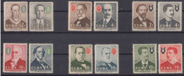 CUBA 1958. PERSONALIDADES CUBANAS. MNH. EDIFIL 746/57 - Ungebraucht