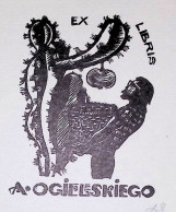 EX LIBRIS LEONID KURIS Per A. OGIELSKIEGO L27bis-F02 - Exlibris