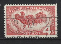 USA 1958 Overland Mail  Y.T.  653 (0) - Usados