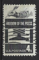 USA 1958  Freedom Of The Press  Y.T.  652 (0) - Gebraucht