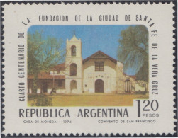 Argentina 988 1974 4°Centenario De La Ciudad De Santa Fe MNH - Autres & Non Classés