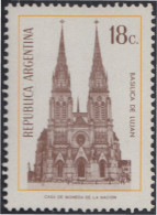 Argentina 958 1973 Serie Corriente. Basílica De Lujan MNH - Otros & Sin Clasificación