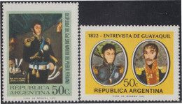 Argentina 944/945 1973 150º Aniversario De La Entrevista De Guayaquil MNH - Autres & Non Classés