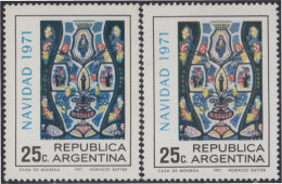 Argentina 909/909A 1971 Navidad Chritsmas MNH - Sonstige & Ohne Zuordnung