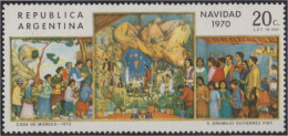 Argentina 877 1970 Navidad Chritsmas MNH - Sonstige & Ohne Zuordnung