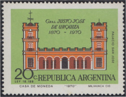 Argentina  865 1970 100 Años De La Muerte De Justo-José De Urquiza MNH - Sonstige & Ohne Zuordnung