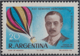 Argentina 822 1968 22º Semana De Aeronáutica Y Espacial MNH - Otros & Sin Clasificación