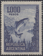Argentina 827 1968 Serie Corriente Pesca Deportiva Pez Fish MNH - Other & Unclassified