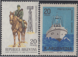 Argentina 820/821 1968 Policía De La Frontera MNH - Otros & Sin Clasificación