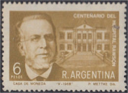 Argentina 814 1968 Centenario Del Hospital De Rawson MNH - Autres & Non Classés