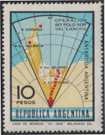 Argentina 776 1966 Exploración Militar Al Polo Sur MNH - Sonstige & Ohne Zuordnung