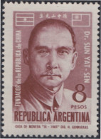 Argentina 730 1966 Dr Sun-Yat-Sen Fundador De La República De China Usado - Otros & Sin Clasificación