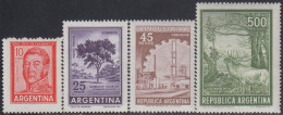 Argentina 732/35 1966 Serie Corriente. Tipo De 1954-59 MNH - Other & Unclassified