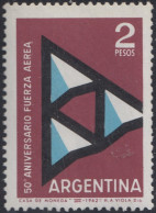 Argentina 660 1962 500 Años Fuerzas Aéreas MNH - Other & Unclassified