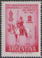 Argentina 656 1962 150 Años  De Policías A Caballo Gral De San Martín MNH - Other & Unclassified