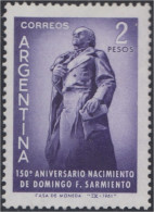 Argentina 648 1961 150 Años Del Nacimiento De Domingo F. Sarmiento - Altri & Non Classificati
