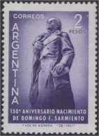 Argentina 648 1961 150 Años Del Nacimiento De Domingo F. Sarmiento MH - Autres & Non Classés