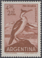 Argentina 636 1961 Sobretasa Pro-infancia Pájaro Bird MH - Autres & Non Classés