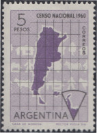 Argentina 625 1960 Censo Nacional MH - Other & Unclassified