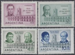 Argentina 619/22 1960 150 Años De La Revolución De 1810 MH - Andere & Zonder Classificatie