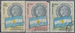 Argentina 587/89 1958 Instalación Del Presidente Arturo Frondizi Usados - Other & Unclassified