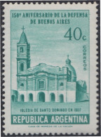 Argentina 576 1957 150 Años Defensa De Buenos Aires Contra Los Ingleses MH - Autres & Non Classés