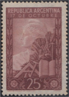 Argentina 499 194 3° Aniv. Movimiento Popular A Favor De Presidente Perón MH - Altri & Non Classificati