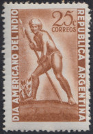 Argentina 494 1948 Día Americano Del Indio MH - Autres & Non Classés