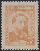 Argentina 578A 1957 Serie Básica. José Fernández. Poeta MH - Andere & Zonder Classificatie